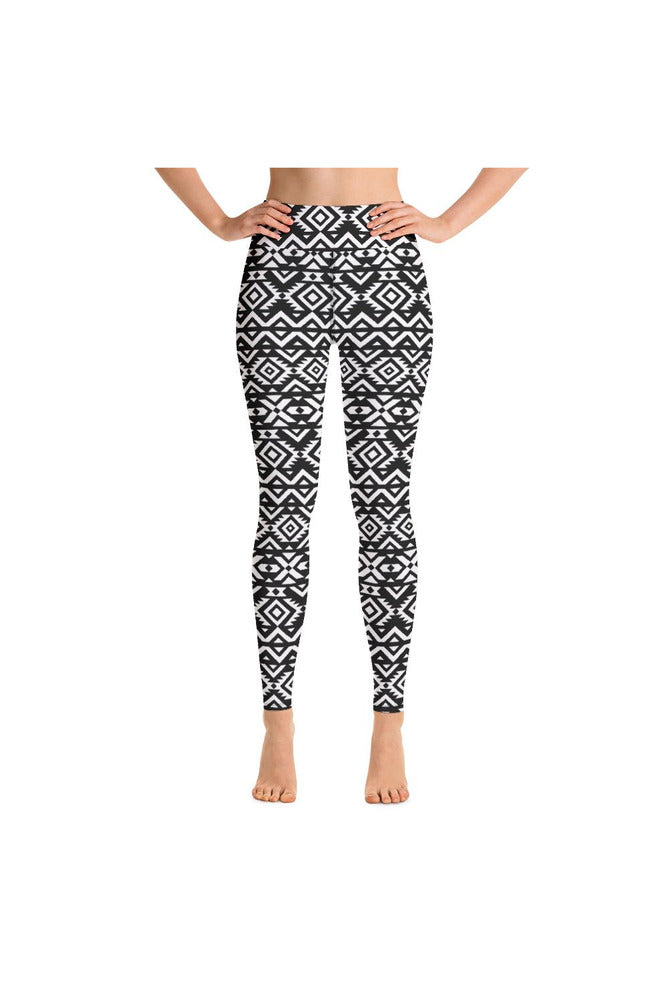 Tribal Tranquility Yoga Leggings - Objet D'Art