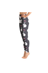 White Rabbits Yoga Leggings - Objet D'Art