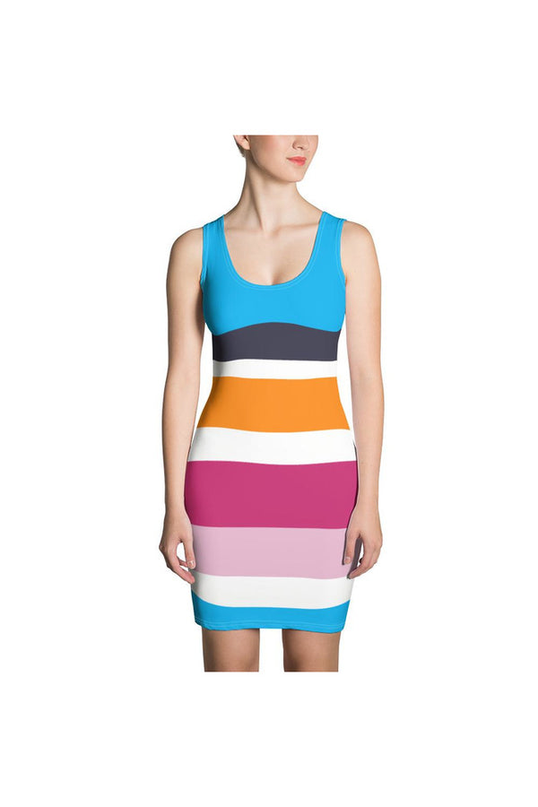 Blue Skies Sublimation Cut & Sew Dress - Objet D'Art