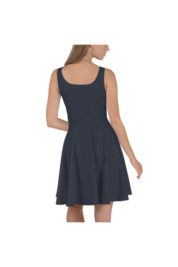 Eclipse Gray Skater Dress - Objet D'Art