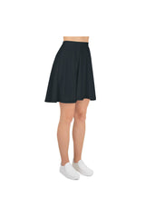 Grayish Blue Skater Skirt - Objet D'Art