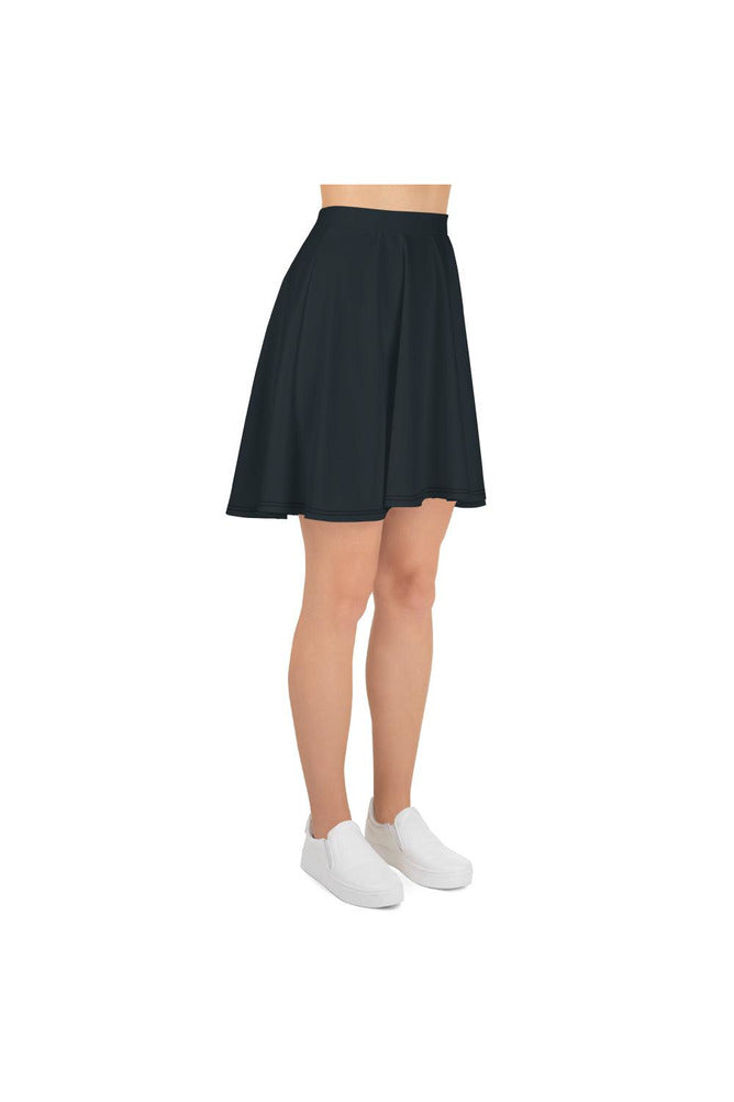 Grayish Blue Skater Skirt - Objet D'Art