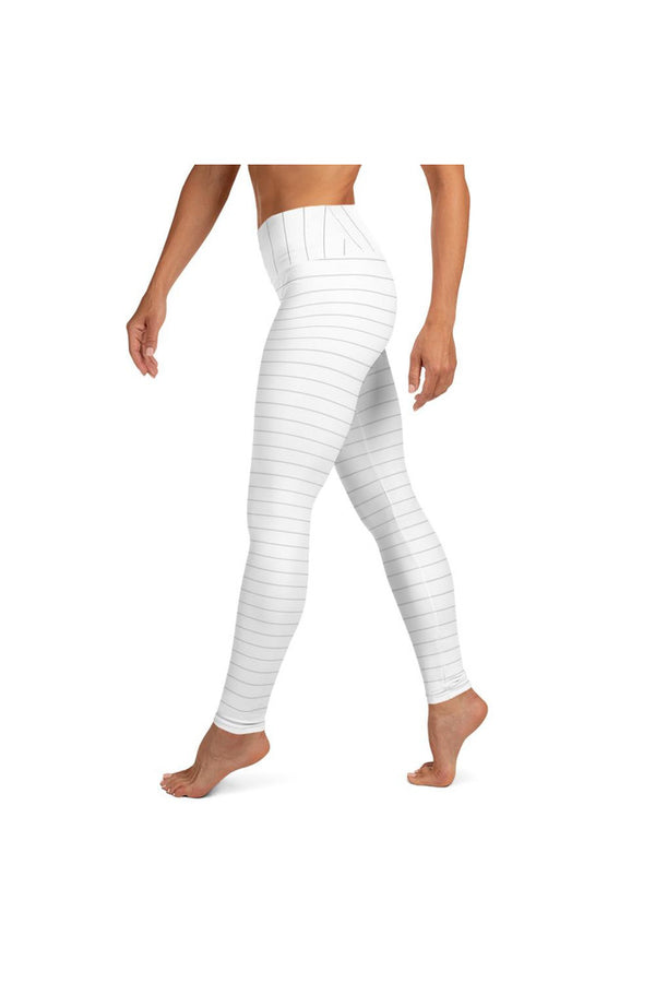 Micro Stripe Yoga Leggings - Objet D'Art