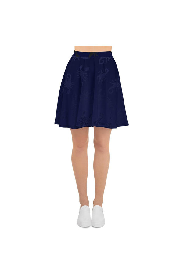 Midnight Scorpion Skater Skirt - Objet D'Art