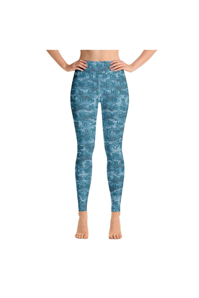 Chem Camo Yoga Leggings - Objet D'Art
