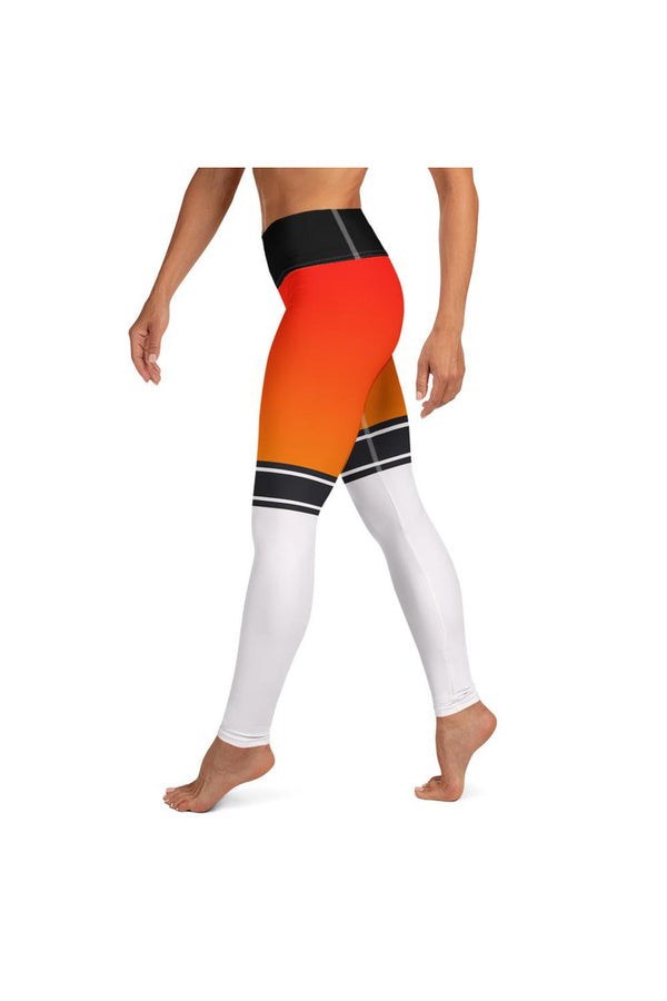 Solar Flare Yoga Leggings - Objet D'Art