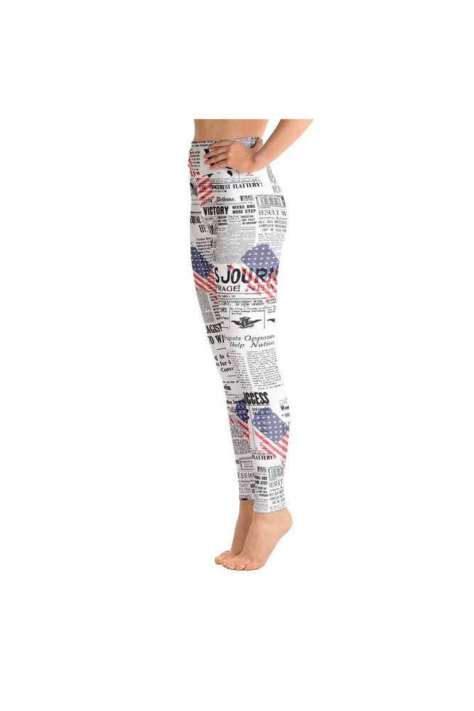 Women's Suffrage Yoga Leggings - Objet D'Art