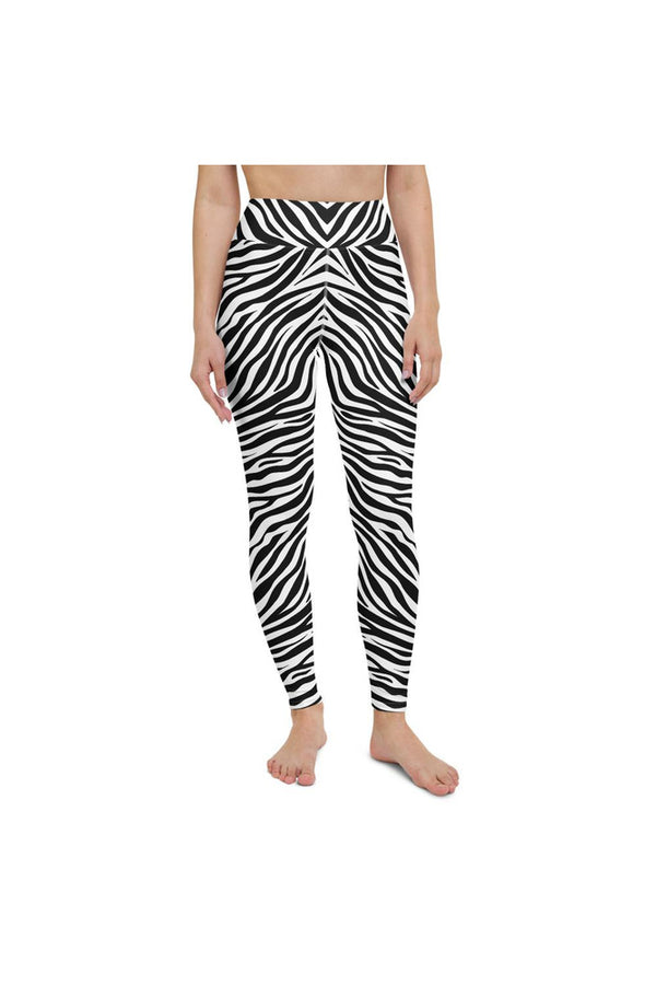 Zebra Print Yoga Leggings - Objet D'Art