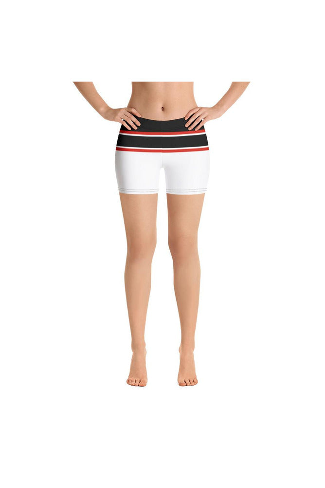 Red Black & White Shorts - Objet D'Art