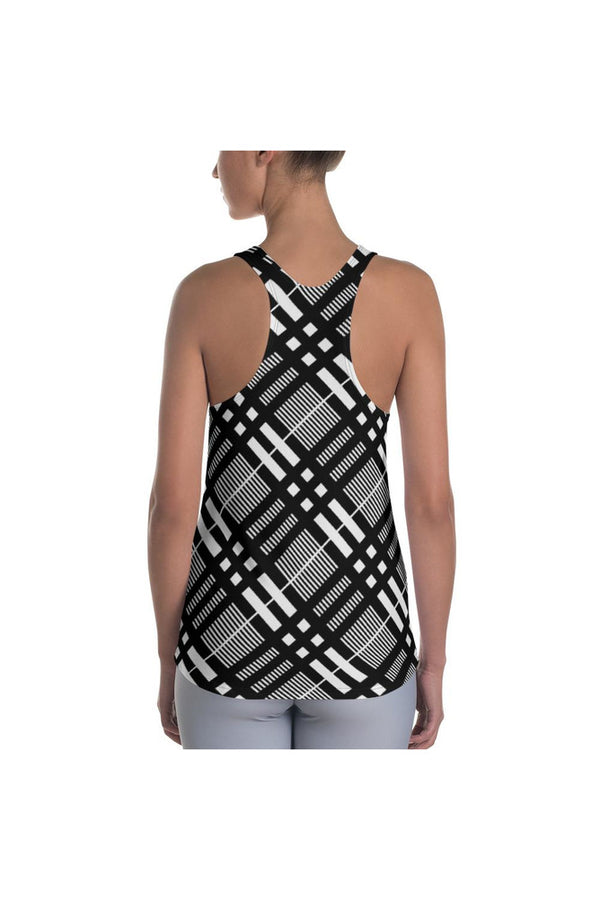Plaid Planet Women's Racerback Tank - Objet D'Art