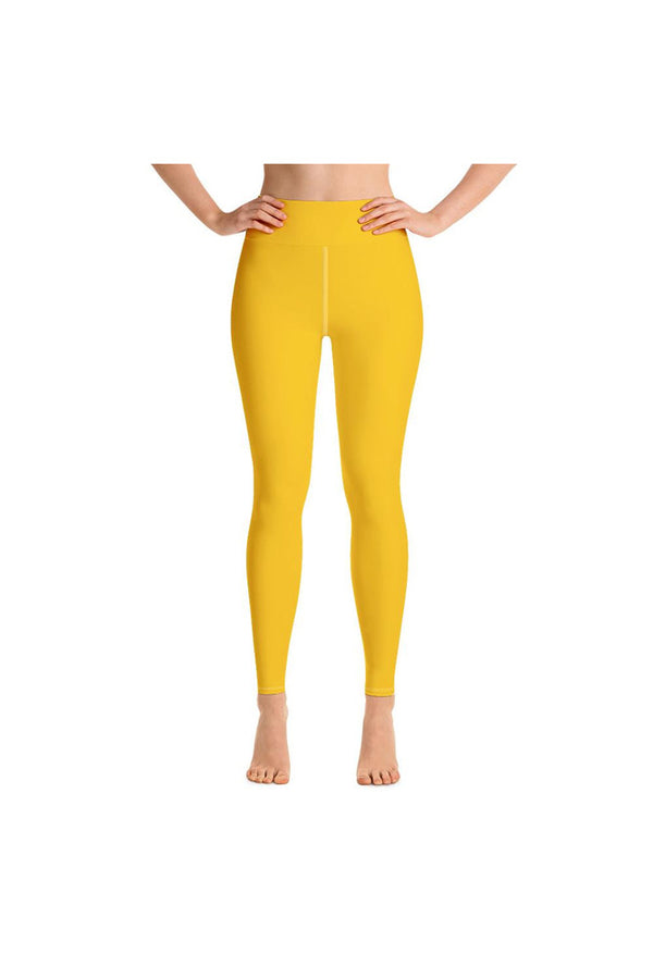 Golden Yellow Yoga Leggings - Objet D'Art