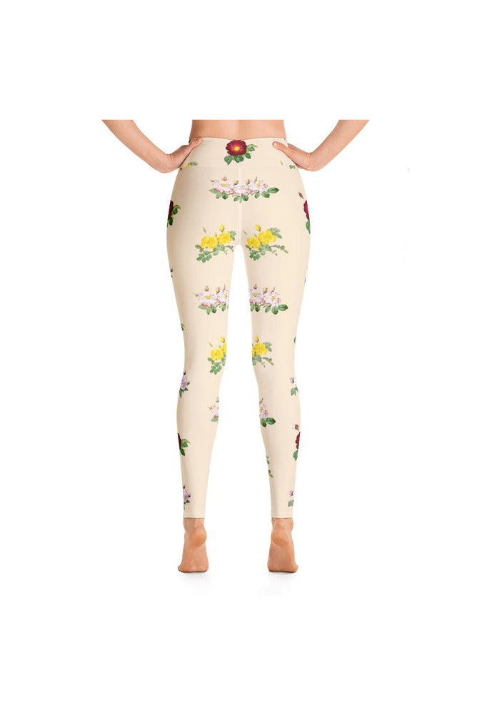 Floral Yoga Leggings - Objet D'Art