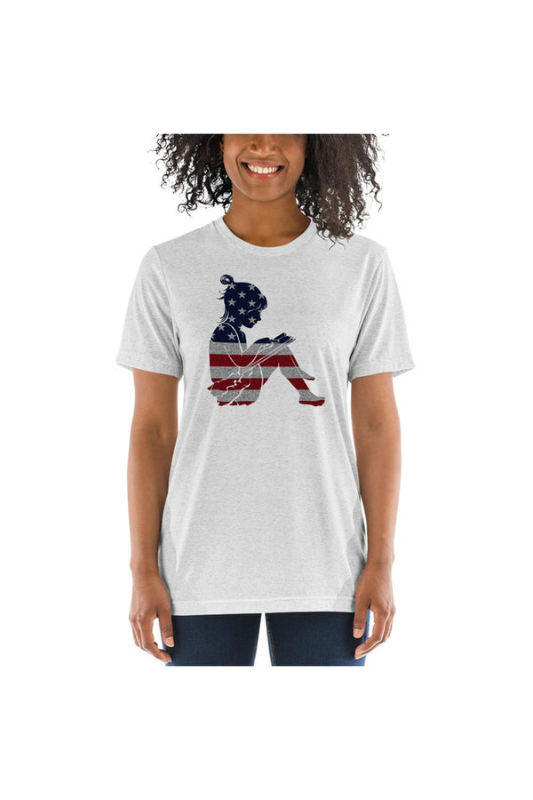 American Reader Short sleeve t-shirt - Objet D'Art