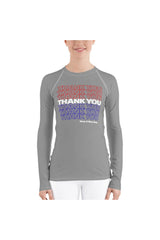 Grateful American Women's Rash Guard - Objet D'Art