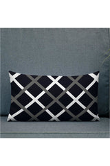 Cross Hatch Premium Pillow - Objet D'Art Online Retail Store