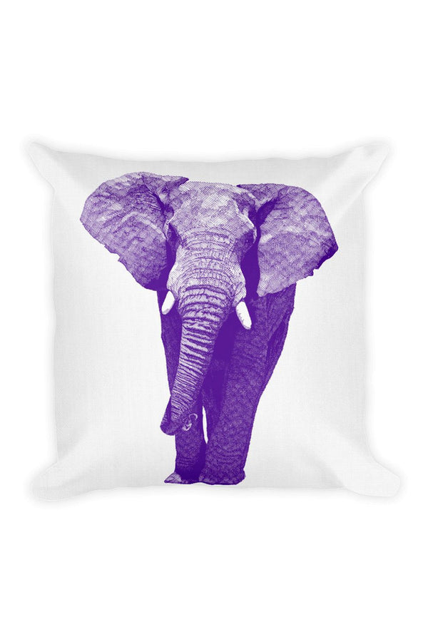 Purple Elephant Premium Pillow - Objet D'Art