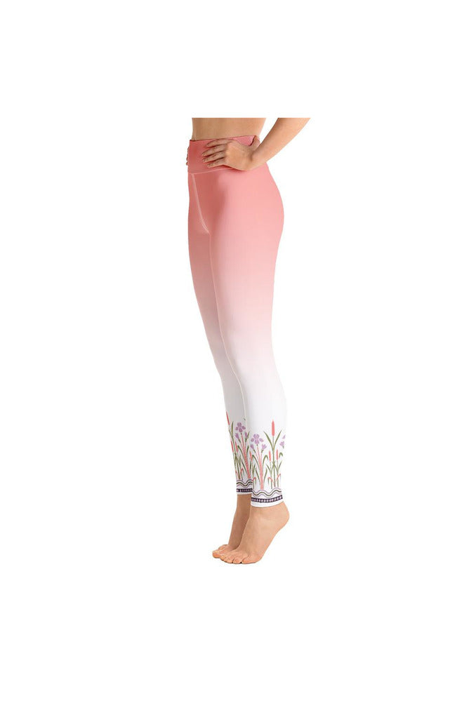 Orchid Meadows Yoga Leggings - Objet D'Art