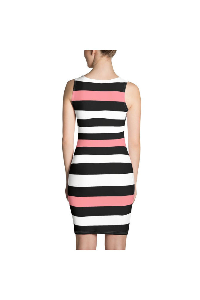 Pink-A-Boo Stripe Sublimation Cut & Sew Dress - Objet D'Art