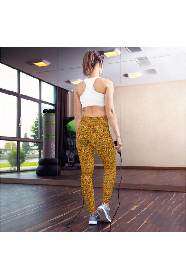 Kente Cloth Yoga Leggings - Objet D'Art