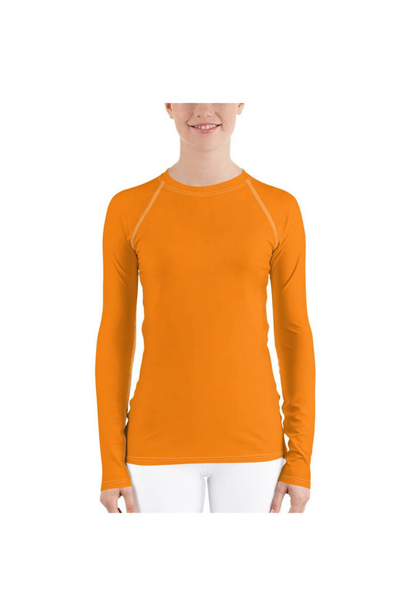 Turmeric Women's Rash Guard - Objet D'Art