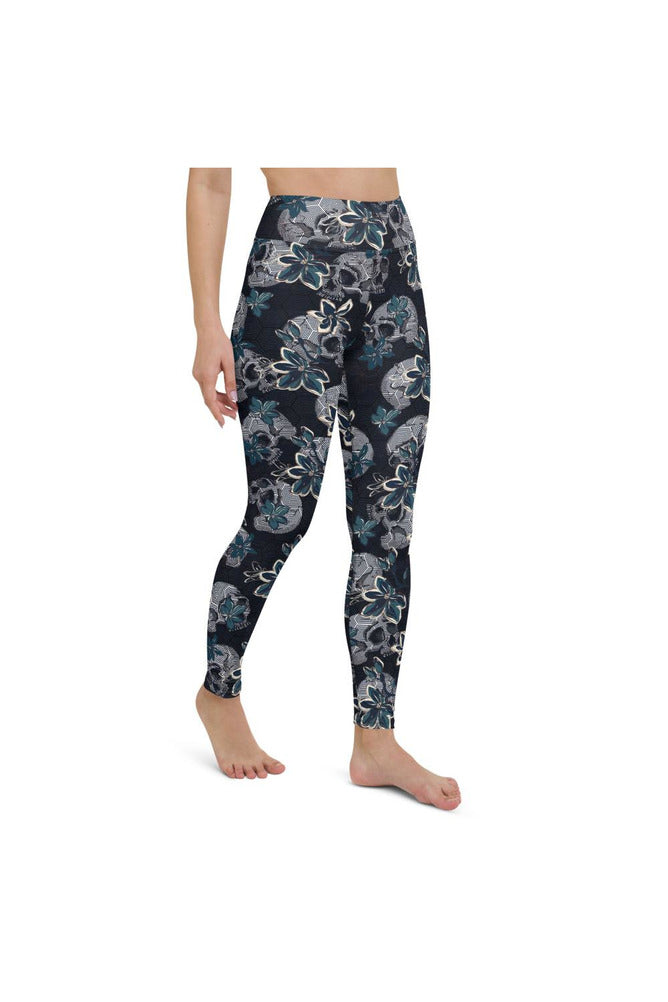 Skull Garden Yoga Leggings - Objet D'Art