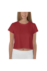 Brick-house red Crop Tee - Objet D'Art