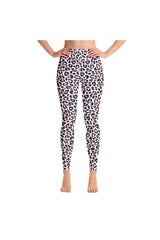 Pink Leopard Print Yoga Leggings - Objet D'Art