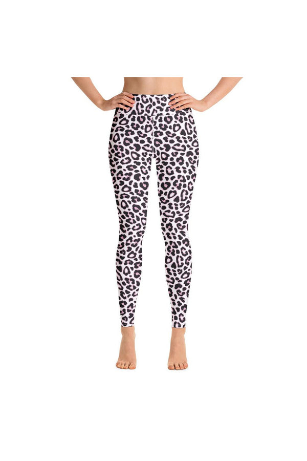 Pink Leopard Print Yoga Leggings - Objet D'Art