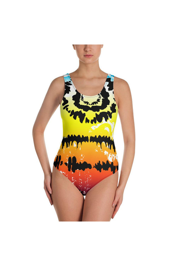 Tie-Dye One-Piece Swimsuit - Objet D'Art