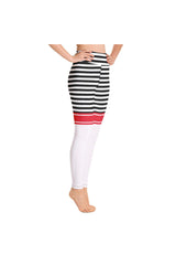 Sporty Stripes Yoga Leggings - Objet D'Art