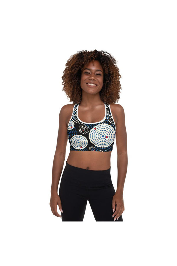 Beaded Beauty Padded Sports Bra - Objet D'Art