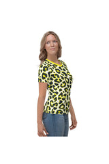 Leopard Print Women's T-shirt - Objet D'Art