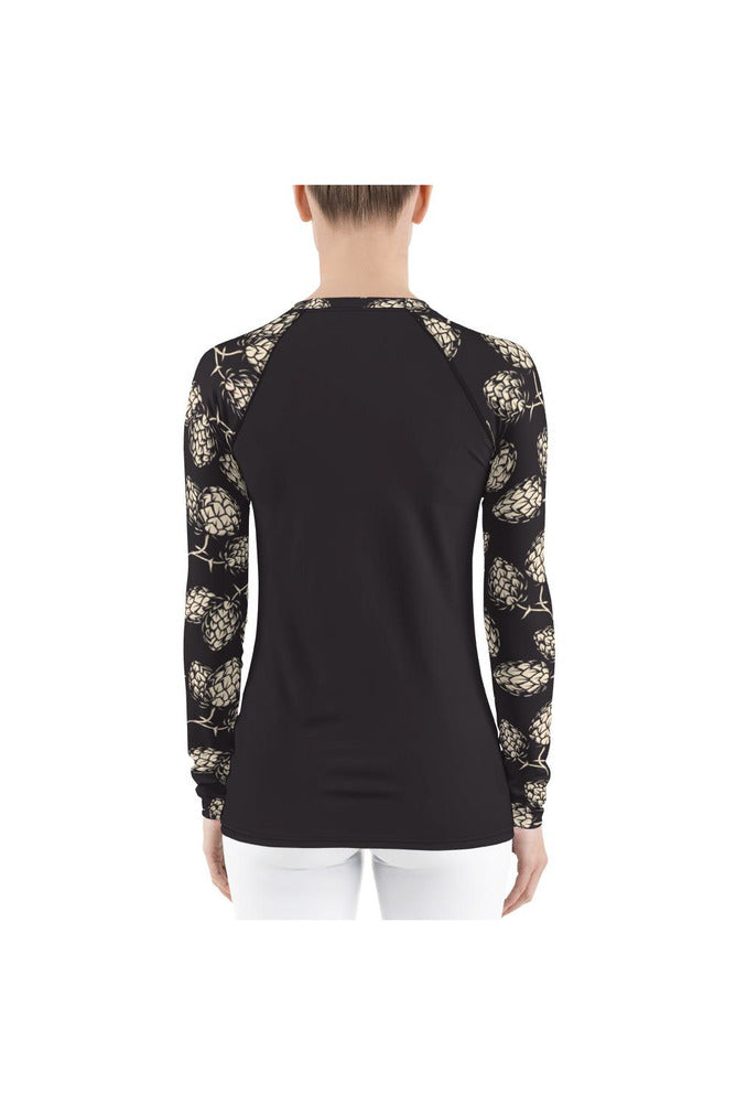 Pine Cone Women's Rash Guard - Objet D'Art