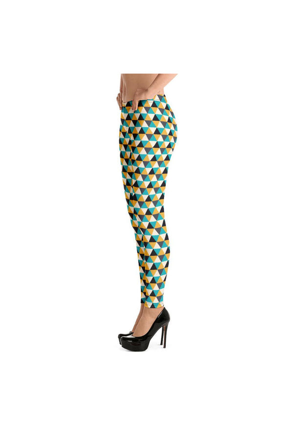 Triangle Patchwork Leggings - Objet D'Art