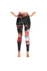 The Overturned Bouquet Yoga Leggings - Objet D'Art