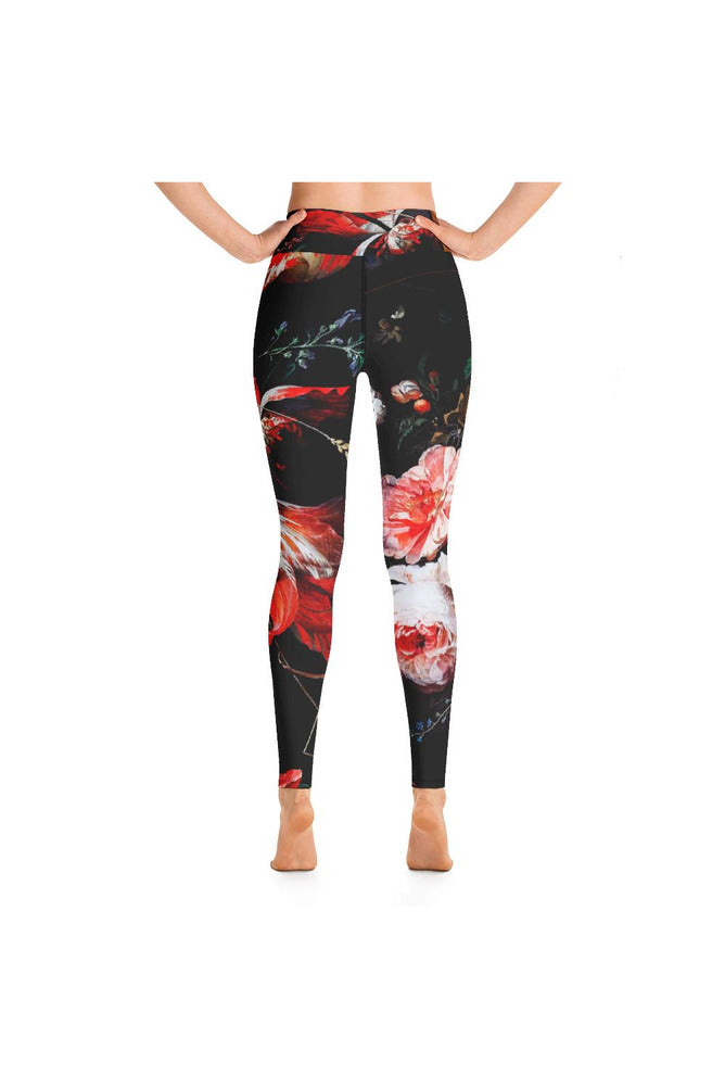 The Overturned Bouquet Yoga Leggings - Objet D'Art