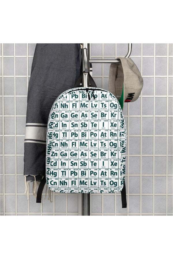 Periodic Table Minimalist Backpack - Objet D'Art