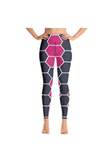 Honeycomb Yoga Leggings - Objet D'Art