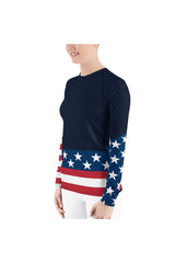 US Patriot Women's Rash Guard - Objet D'Art