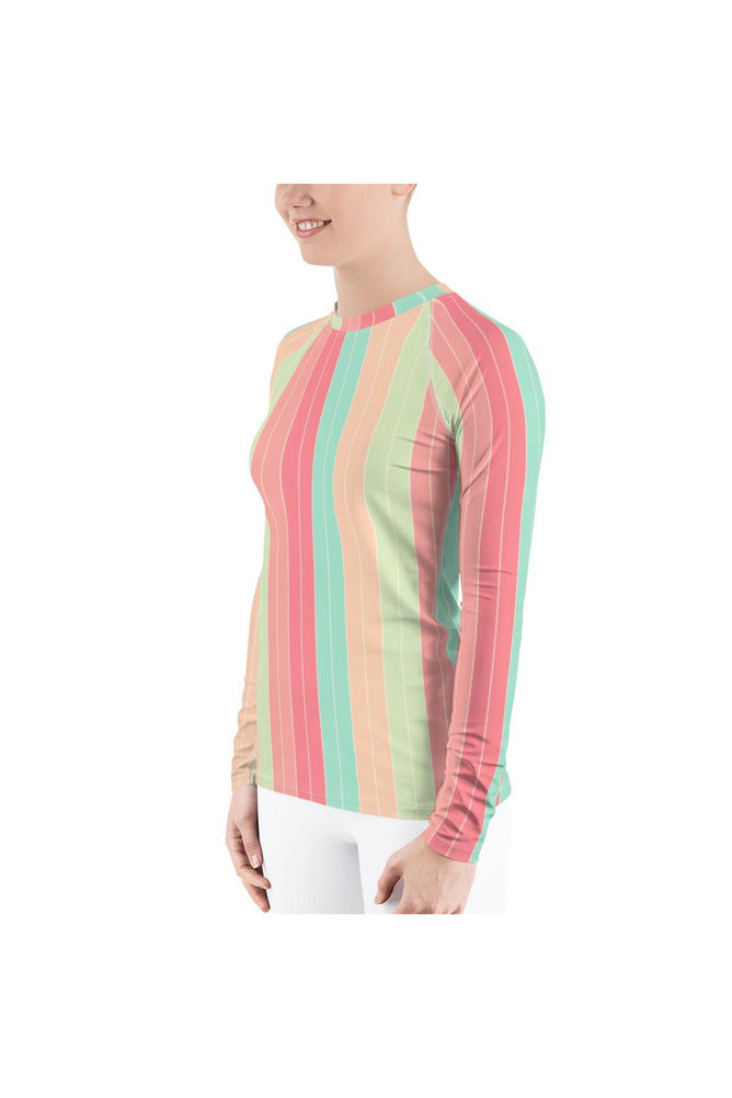 Pastel Princess Women's Rash Guard - Objet D'Art