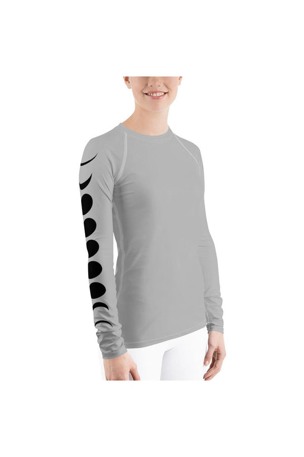 Lunar Phases Women's Rash Guard - Objet D'Art