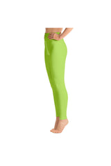Lime Green Yoga Leggings - Objet D'Art