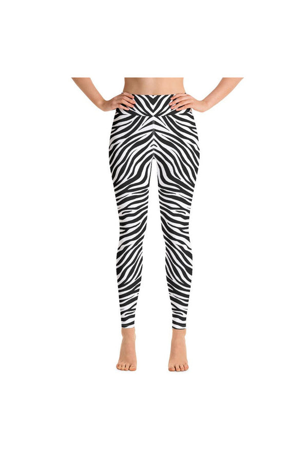 Zebra Print Yoga Leggings - Objet D'Art