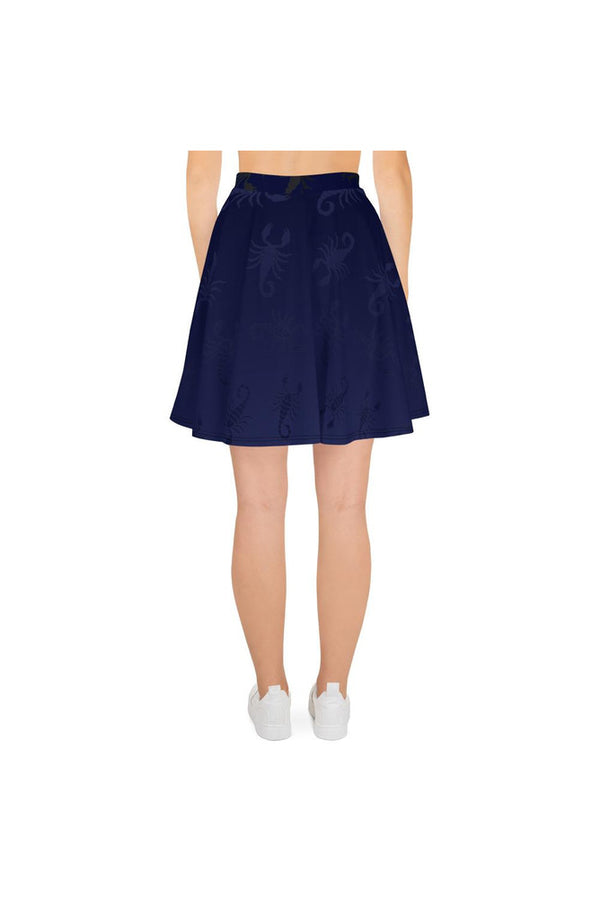 Midnight Scorpion Skater Skirt - Objet D'Art