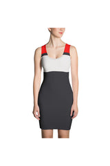 Striped Sublimation Dress - Objet D'Art