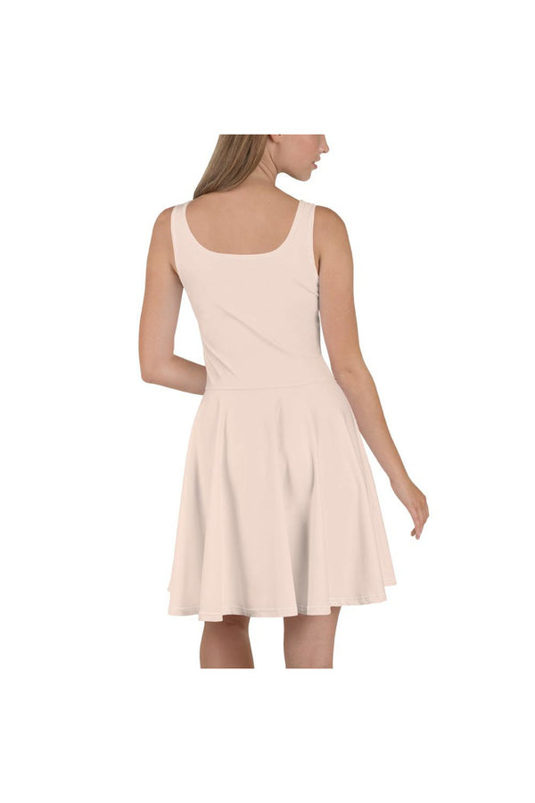 Bare-Colored Skater Dress - Objet D'Art