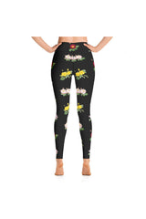 Floral Yoga Leggings - Objet D'Art