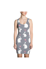 White Rabbit Sublimation Cut & Sew Dress - Objet D'Art