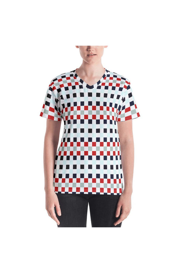 Make Exercise Great Again (MEGA) Women's V-neck - Objet D'Art