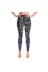 Standing Poses Yoga Leggings - Objet D'Art